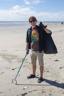 Ryan on Fisherman Island